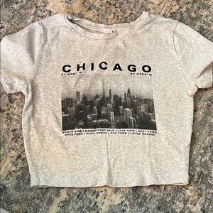 Garage Gray Chicago Graphic Tee
